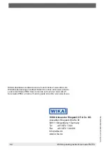 Preview for 60 page of WIKA intelliTHERM TGT70 Operating Instructions Manual