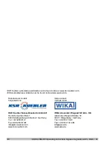 Preview for 68 page of WIKA KSR KUEBLER BGU D Series Operating Instructions Manual