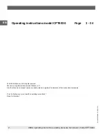 Preview for 2 page of WIKA Mensor CPT6030 Operating Instructions Manual