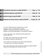 Preview for 2 page of WIKA PG23HP Series Operating Instructions Manual