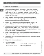 Preview for 4 page of WIKA PG23HP Series Operating Instructions Manual