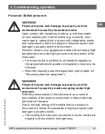 Preview for 13 page of WIKA PG23HP Series Operating Instructions Manual