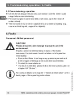 Preview for 16 page of WIKA PG23HP Series Operating Instructions Manual