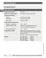 Preview for 22 page of WIKA PG23HP Series Operating Instructions Manual