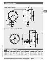 Preview for 23 page of WIKA PG23HP Series Operating Instructions Manual