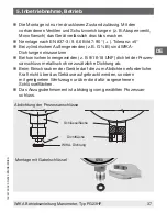 Preview for 37 page of WIKA PG23HP Series Operating Instructions Manual