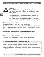 Preview for 78 page of WIKA PG23HP Series Operating Instructions Manual