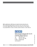 Preview for 92 page of WIKA PG23HP Series Operating Instructions Manual