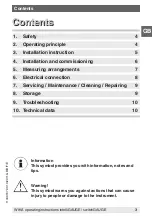 Preview for 3 page of WIKA PGS05 Operating Instructions Manual