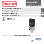 WIKA Phase-Out PSD-3 Series Operating Instructions Manual preview