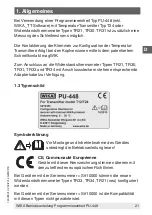 Предварительный просмотр 21 страницы WIKA PU-448 Operating Instructions Manual