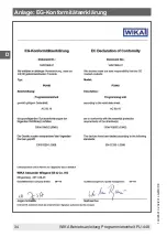 Предварительный просмотр 34 страницы WIKA PU-448 Operating Instructions Manual