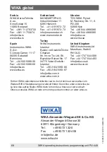 Предварительный просмотр 68 страницы WIKA PU-448 Operating Instructions Manual