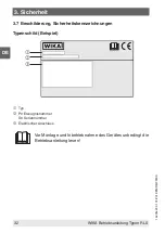 Preview for 32 page of WIKA RLS-1000 Operating Instructions Manual