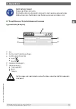 Preview for 23 page of WIKA TC47 Series Operating Instructions Manual