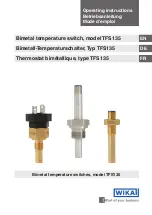 Preview for 1 page of WIKA TFS135 Operating Instructions Manual