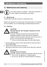 Preview for 16 page of WIKA TFS135 Operating Instructions Manual