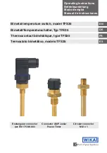 WIKA TFS35 Operating Instructions Manual preview