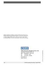 Preview for 60 page of WIKA TFS35 Operating Instructions Manual