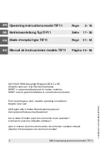 Preview for 2 page of WIKA TIF11 Operating Instructions Manual