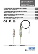 WIKA TR31 Operating Instructions Manual preview