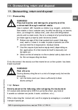 Preview for 27 page of WIKA TR31 Operating Instructions Manual