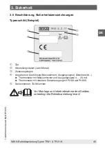 Preview for 45 page of WIKA TR31 Operating Instructions Manual