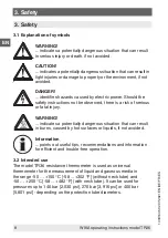 Preview for 8 page of WIKA TR36 Operating Instructions Manual