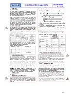 Preview for 2 page of WIKA TXS Series Instruction Manual