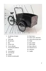 Предварительный просмотр 2 страницы WIKE CARGO TRIKE Manual