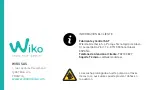 Предварительный просмотр 106 страницы Wiko Lenny User Manual