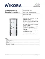 WIKORA WIKOSOL 805 Installation Manual Operating Instructions preview