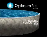 Preview for 1 page of Wilbar Optimum Pool Round 95-0770 General Instructions Manual