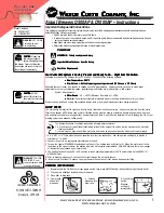 Wilbur Curtis Company D500AP Instructions preview