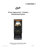 Предварительный просмотр 1 страницы Wilbur Curtis Primo Cappuccino PCGT3 User Manual