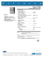 Wilcoxon P703B Operating Instructions предпросмотр