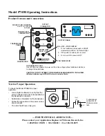 Preview for 2 page of Wilcoxon P703B Operating Instructions