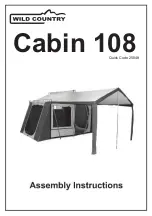Wild Country Cabin 108 Assembly Instructions preview