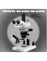 Wild M 410 Instructions For Use Manual preview