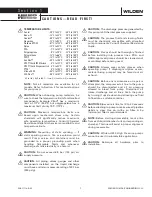 Preview for 3 page of Wilden H200 Advanced Metal Series Operation