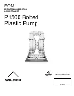 Preview for 1 page of Wilden PRO-FLO P1500 Engineering, Operation & Maintenance