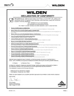 Предварительный просмотр 35 страницы Wilden Saniflo PS4 Hygienic Series Engineering, Operation & Maintenance