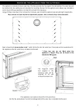 Preview for 8 page of Wildfire BF960SL User Instructions, Installation Instructions, Service Instructions