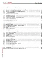 Preview for 2 page of Wildfire F-131 2 Series User Instructions