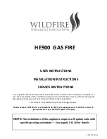 Preview for 1 page of Wildfire HE900 User Instructions And Safety