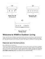 Preview for 2 page of Wildfire Ranch Pro WF-PRO30G-RH Series Operation Manual