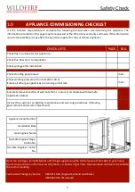 Preview for 3 page of Wildfire RAVEL 750CF User Instructions, Installation Instructions, Service Instructions