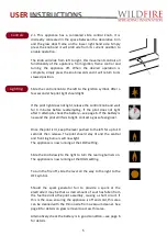 Preview for 5 page of Wildfire RAVEL 750CF User Instructions, Installation Instructions, Service Instructions