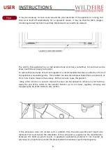 Preview for 8 page of Wildfire RAVEL 750CF User Instructions, Installation Instructions, Service Instructions