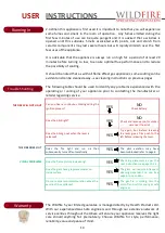 Preview for 14 page of Wildfire RAVEL 750CF User Instructions, Installation Instructions, Service Instructions